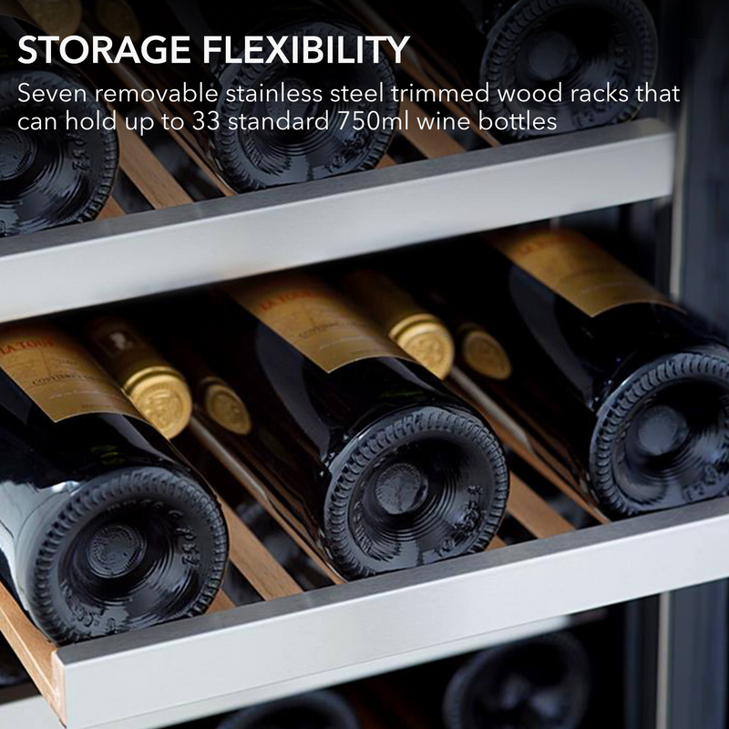 Whynter 33 Bottle Compressor Built-In Wine Refrigerator