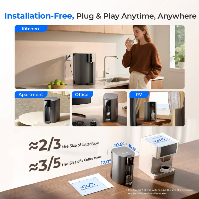 Waterdrop Instant Hot Water Reverse Osmosis System - WD-C1H