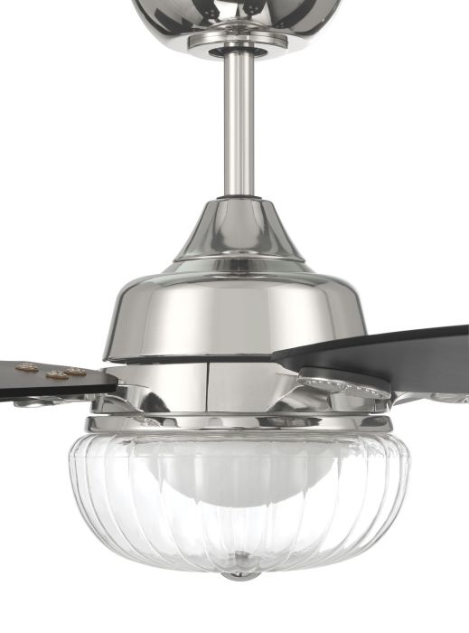 Craftmade Chandler 52 inch Ceiling Fan with Reversible Flat Black/Greywood Blades
