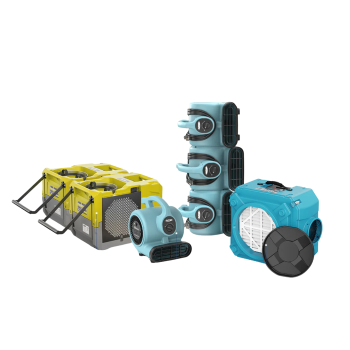 Alorair Basement Advanced Restoration Combo Package Professional SLGR Drying System. High-Capacity Recovery Solution (7-Piece Kit)