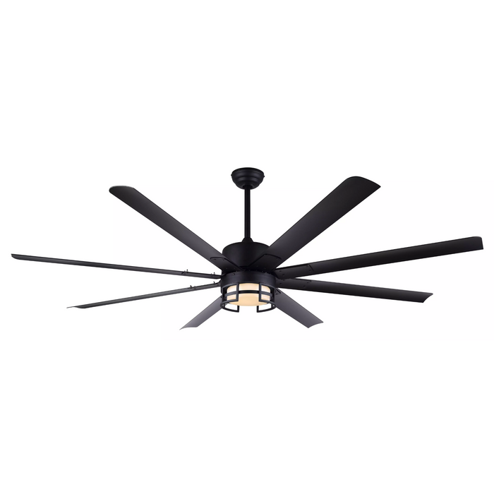 Canarm Ezra 72" Outdoor Ceiling Fan - CP72EZR8BK-W