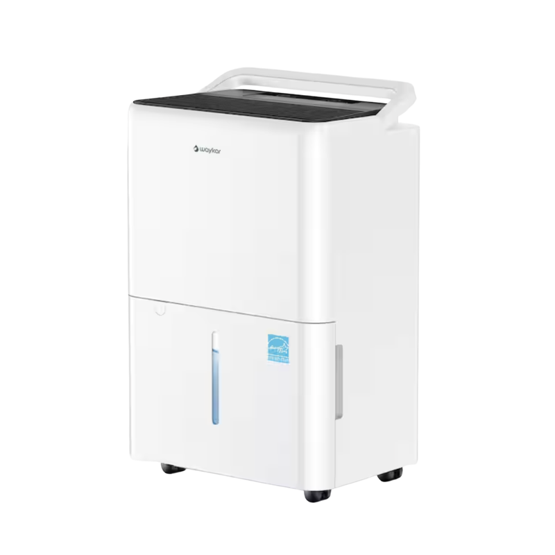 Waykar 30 pt. 2000 sq. ft. Energy Star Dehumidifier for Basement, Whole Room with Continuous Drain Hose and Bucket in White - CTH30C