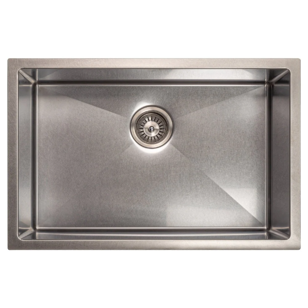 ZLINE Meribel 30 In. Undermount Single Bowl Scratch Resistant Stainless Steel Kitchen Sink With Bottom Grid