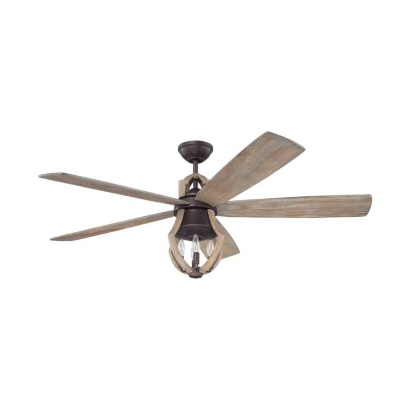 Craftmade 56" Winton in Aged Bronze Brushed w/ Weathered Pine Blades Indoor Ceiling Fan  - WIN56ABZWP5