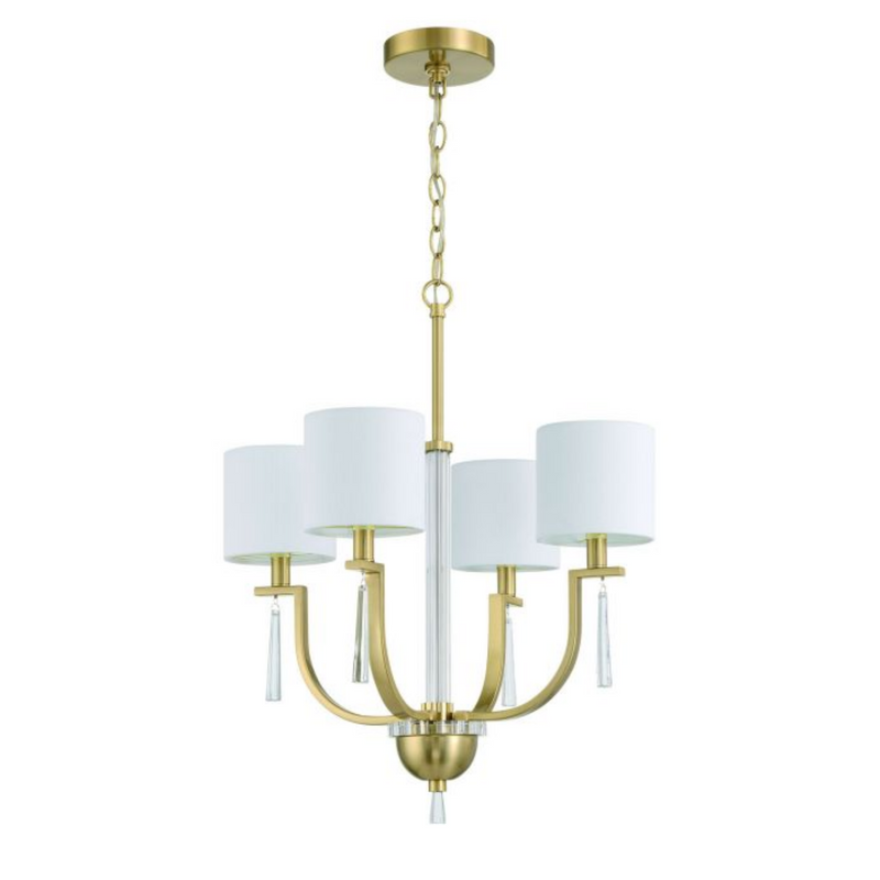 Craftmade Fortuna 4 Light Chandelier - 58224-SB