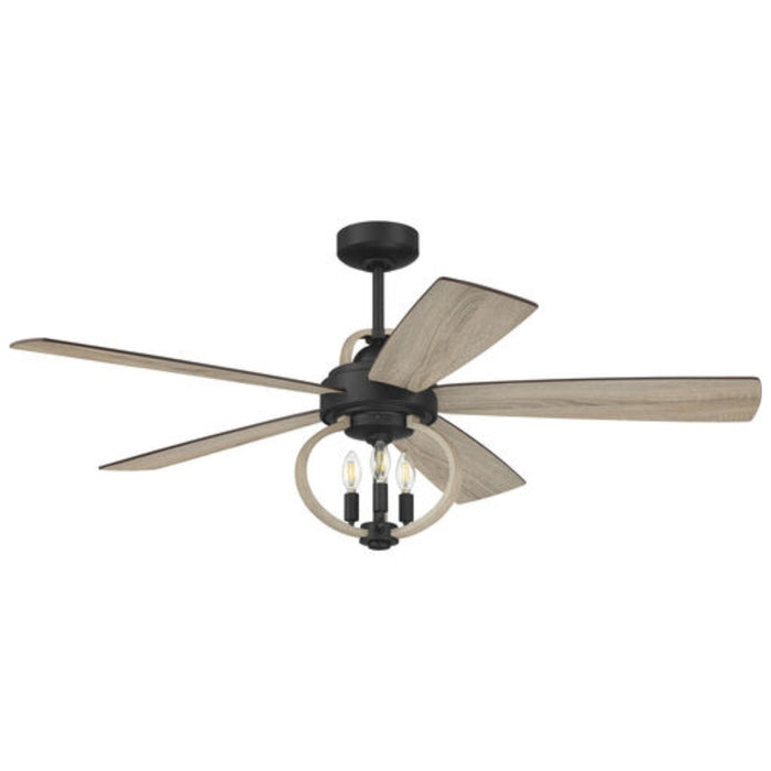 Craftmade Reese 52 inch Smart Ceiling Fan with Driftwood Blades and Wi-Fi