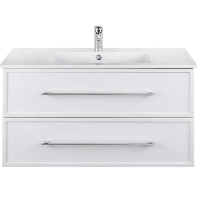 Cutler Milano 36” White Wall Mount Shaker Vanity FV WHITE36MS