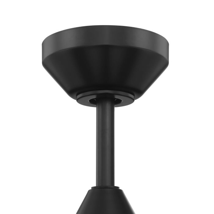 Craftmade Dominick 52 inch Ceiling Fan with Reversible Flat Black/Greywood Blades