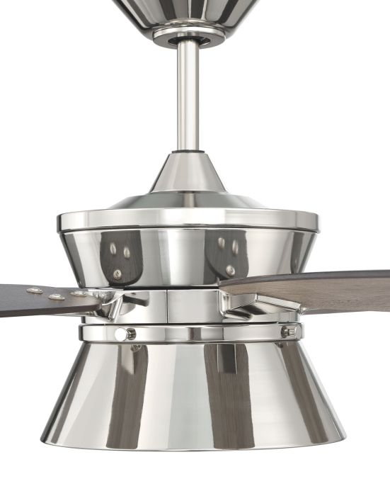 Craftmade Dominick 52 inch Ceiling Fan with Reversible Flat Black/Greywood Blades