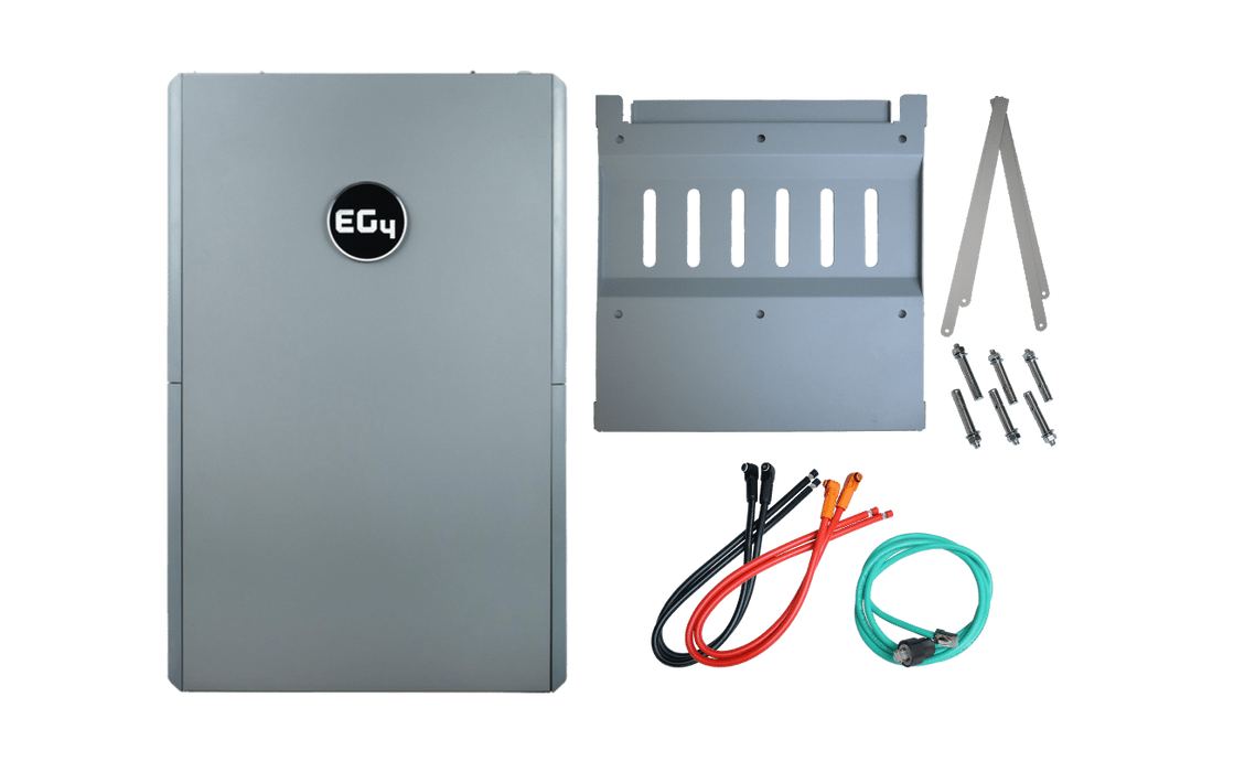 BigBattery EG4 WallMount 280Ah All Weather 48V - 14.3kWh Home Battery Backup - FEWPP-48143-G1