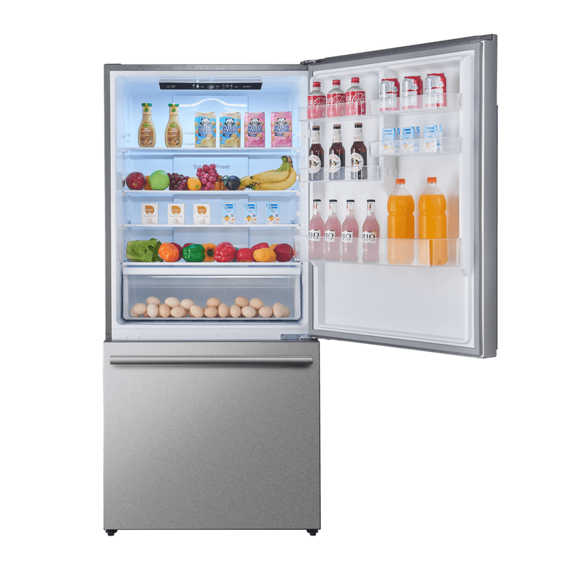Forno Espresso MILANO 31" Right Swing 17.2 cu.ft. Stainless Steel Refrigerator with bottom Freezer - FFFFD1785-31S