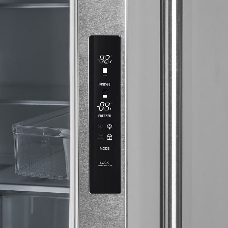 Forno MOENA 36" French Door 19.2 cu.ft. Stainless Steel Refrigerator with Grill Trim - FFRBI1820-40SG