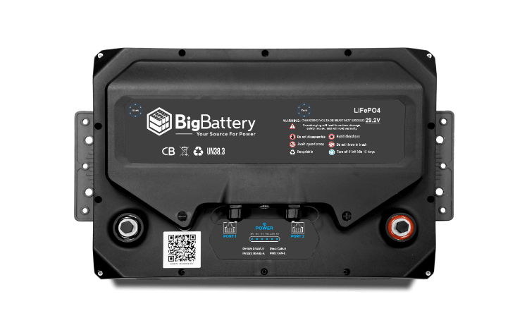 BigBattery 24V HUSKY 2 INV Lithium Battery 5.12Kwh 200Ah LiFePO4 Inverter - FHSKY-24051-G2-INV