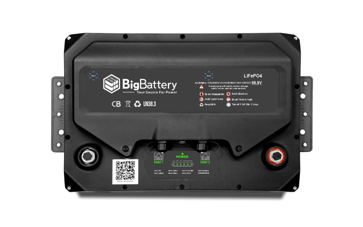 BigBattery 48V HUSKY 2 PWR 5.12Kwh LifePO4 High Power Industrial Battery - FHSKY-48051-G2-PWR