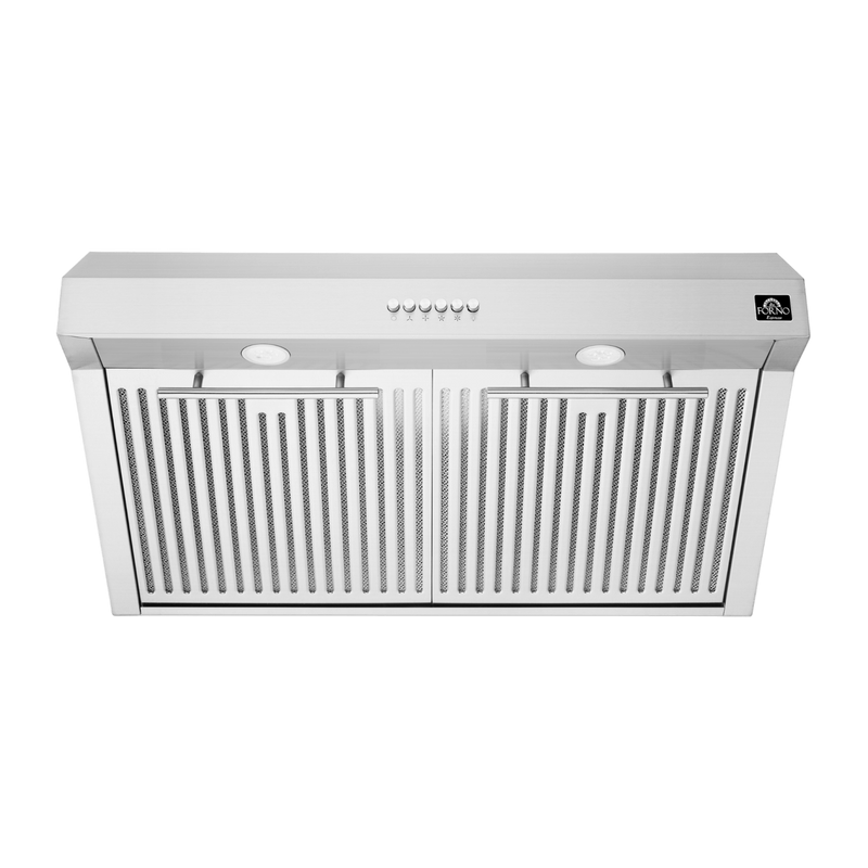 Forno BARI 30" Under Cabinet Mount Range Hood in Stainless Steel 400 CFM - FRHUC5255-30