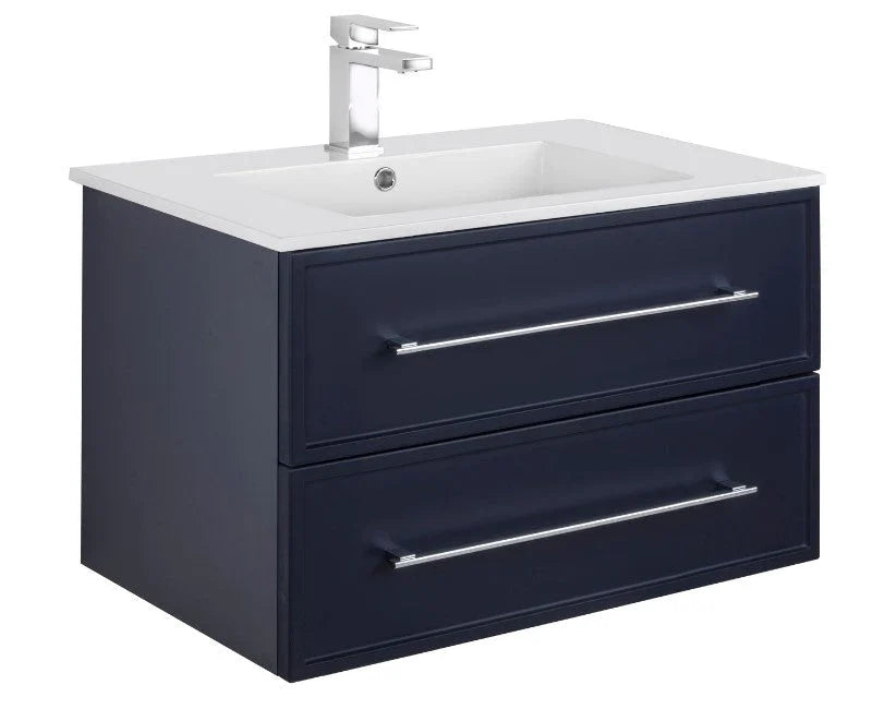 Cutler  Milano 30” Blue Wall Mount Shaker Vanity FV BLUE30MS