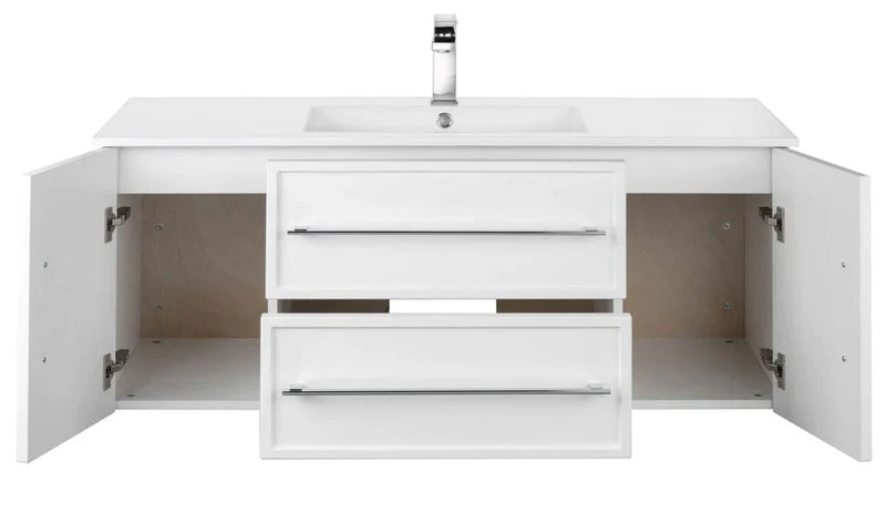 Cutler Milano 48” White Wall Mount Shaker Vanity FV WHITE48MS