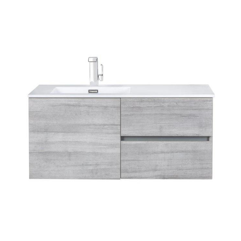 Cutler Kitchen & Bath Beachwood Collection SOHO 42 inch Wall Mount Modern Bathroom Vanity FV BW SOHO42