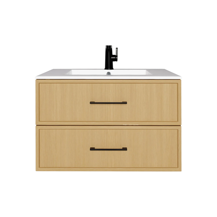 Cutler Cassidy 36" Single Sink Wall Mount Cultured Marble Top Bathroom Vanity