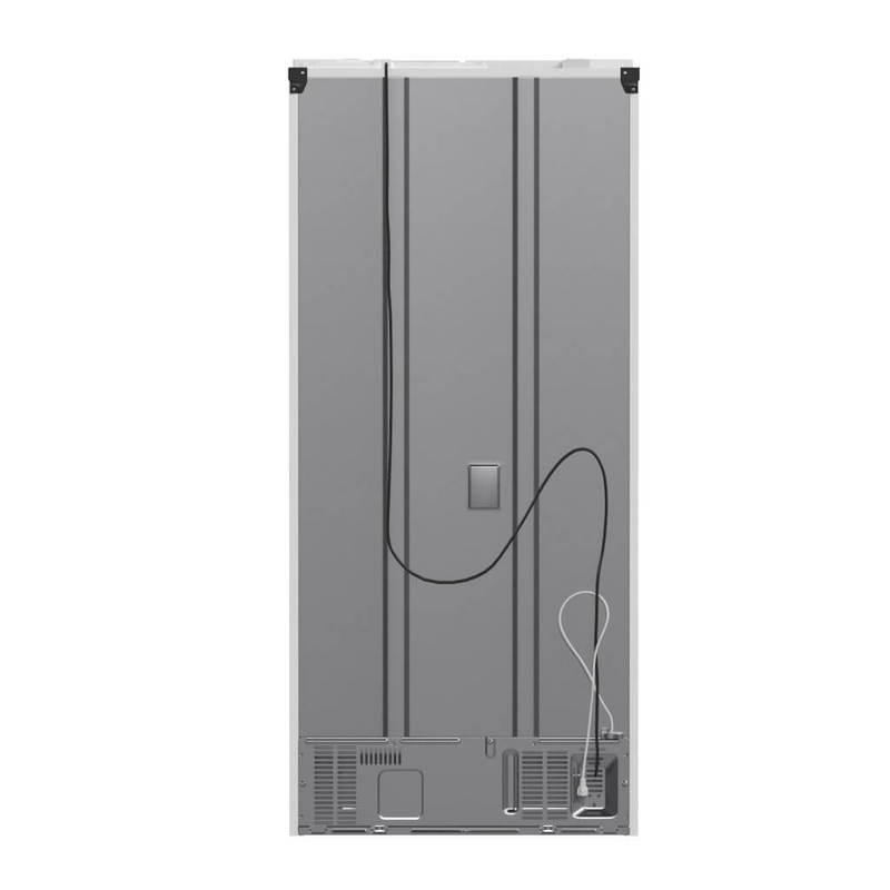 Forno Espresso GALLIPOLI 30" French Door 17.5 cu.ft. Stainless Steel Refrigerator in White - FFFFD1974-31WHT