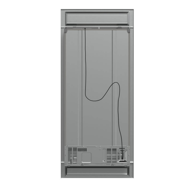 Forno SALERNO 33" Built-in 15.6 cu.ft. Stainless Steel Refrigerator with Modern Grill Trim - FFRBI1805-37MG