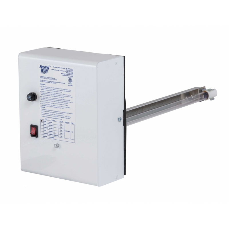 General Filters Second Wind 2000 Dual HO Lamp UVC/PCO Air Purifier
