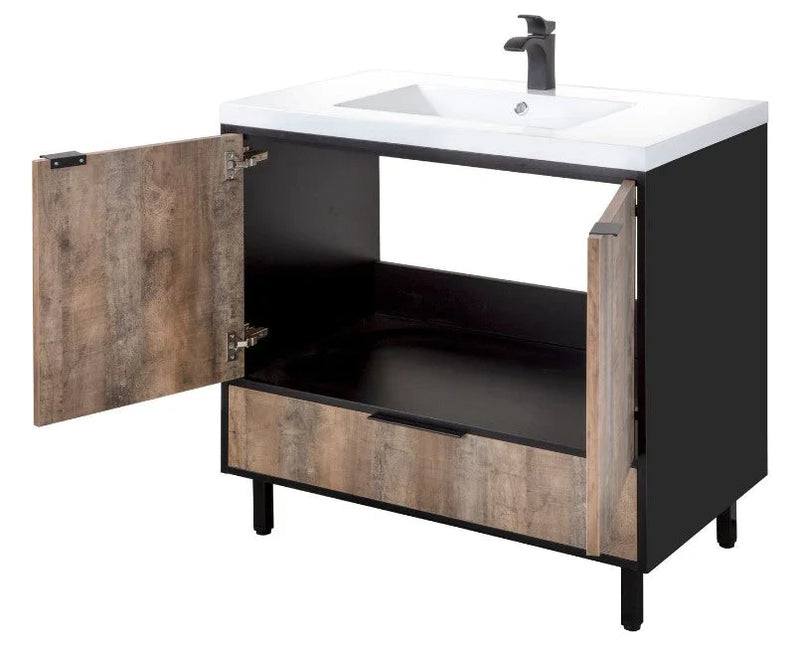 Cutler London 36” Whisky Freestanding Vanity LCWSKBLK36