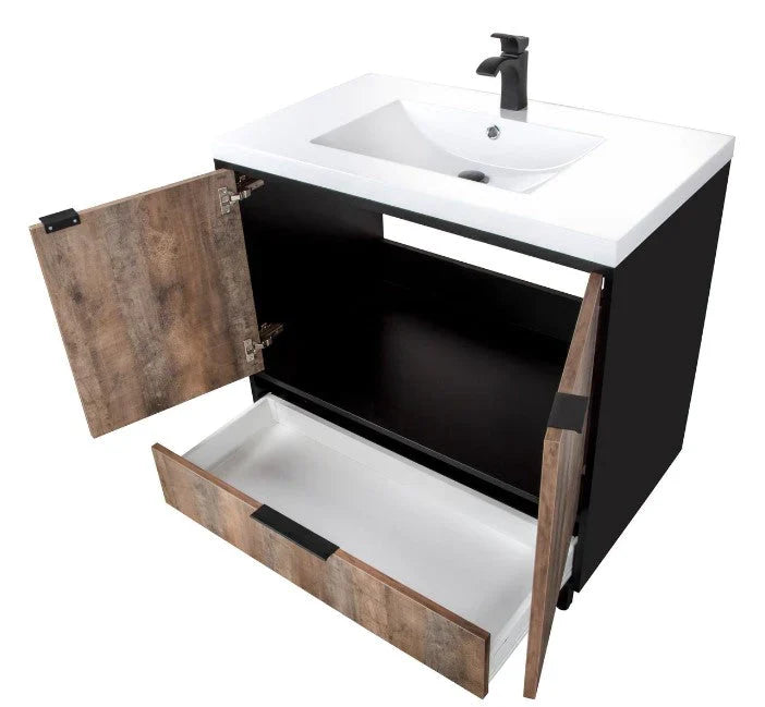 Cutler London 36” Whisky Freestanding Vanity LCWSKBLK36