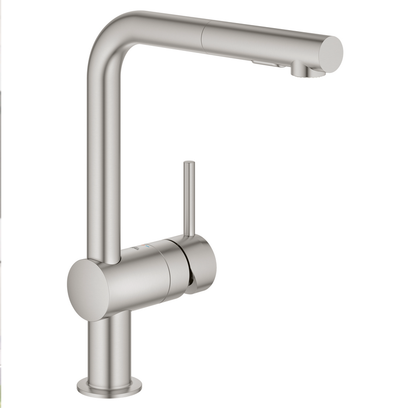 Grohe MINTA Single-Handle Pull-Out Kitchen Faucet Dual Spray 1.75 GPM
