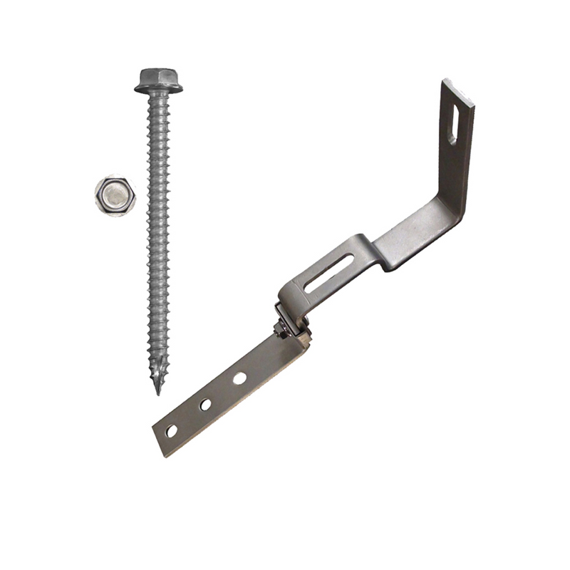 QuickBOLT Stone Coated Roof Height Adjustable 18mm for Side Mount Rails - Short