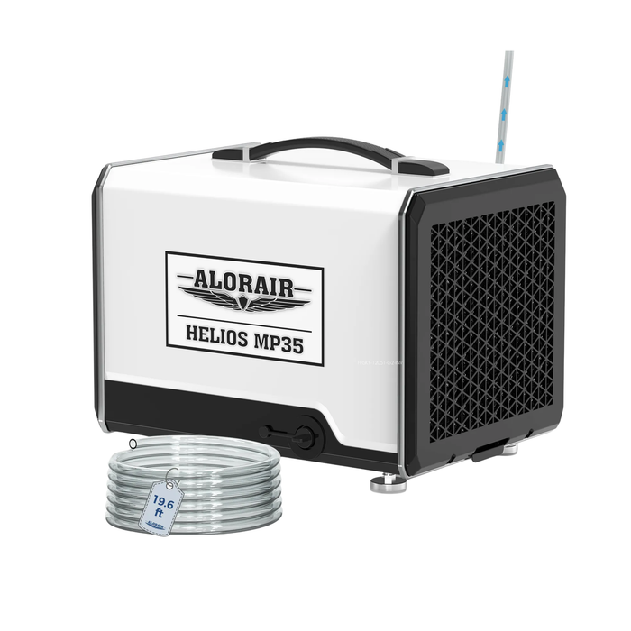 AlorAir Helios MP35 Crawlspace Dehumidifier – 70 PPD Compact Basement & Crawl Space Humidity Control System