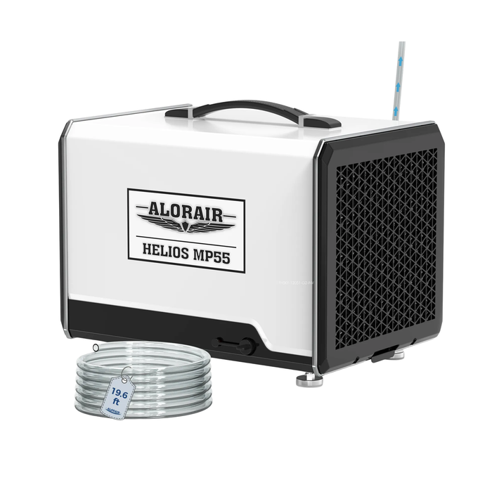 AlorAir Helios MP55 Crawlspace Dehumidifier – 120 PPD Basement & Crawl Space Humidity Control System