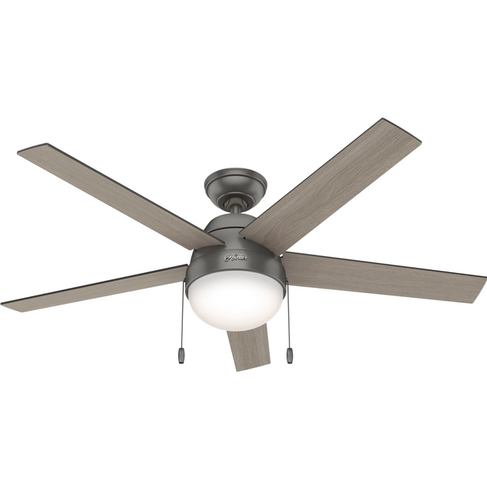 Hunter 52-inch Anslee Ceiling Fan With LED Light