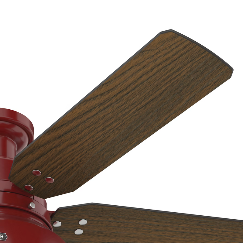 Hunter 52-inch Mill Valley Outdoor Low Profile Ceiling Fan With Light