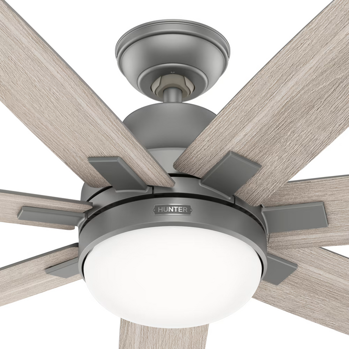 Hunter 60-Inch Wilder Ceiling Fan with LED Light