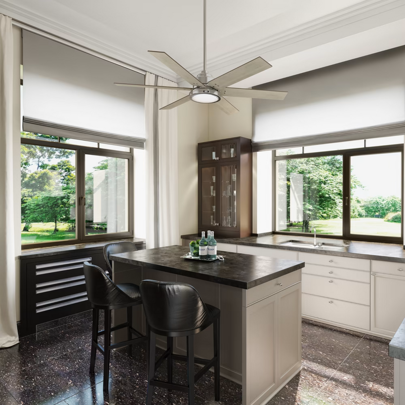 Hunter 60-inch Warrant Ceiling Fan With LED Light