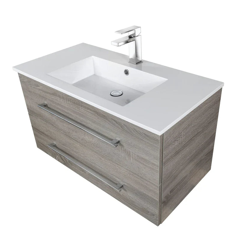 Cutler Kato 36” Organic Wall Mount Vanity FV DORATO36