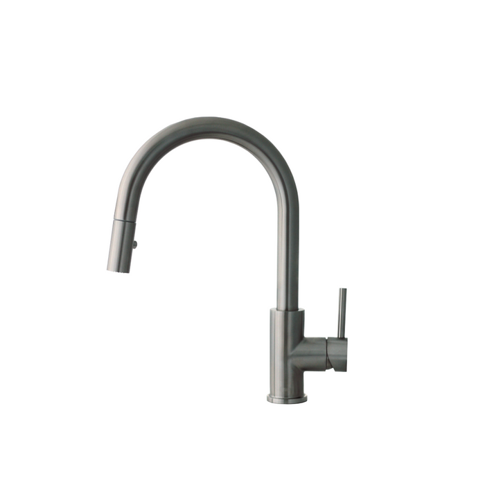 Stylish Modena Single Handle Pull Down Kitchen Faucet