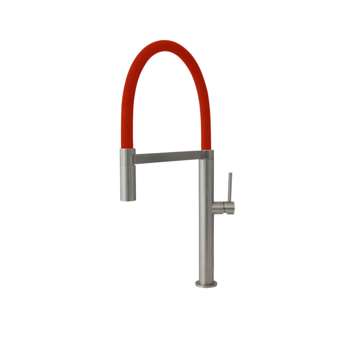 Stylish CARPI Single Handle Pull Down Kitchen Faucet