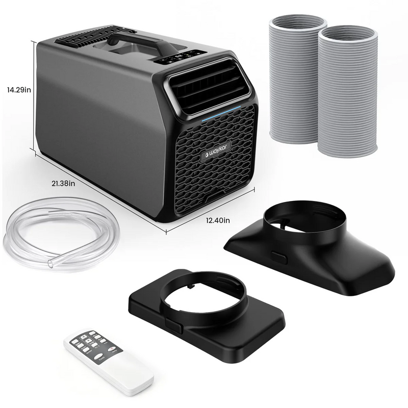 Waykar 6,000 BTU Portable Air Conditioner for Camping, Windowless Air Conditioning with Remote - KOW60A
