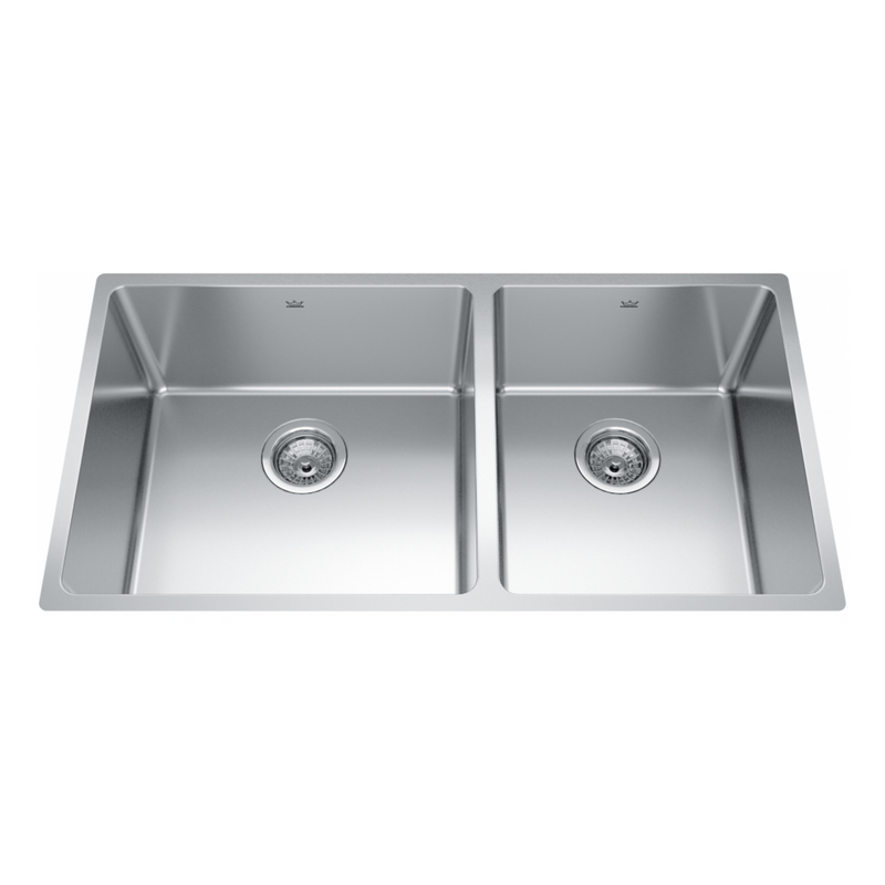 Kindred 34.5" Brookmore Undermount Kitchen Sink - BCU1835R-9N