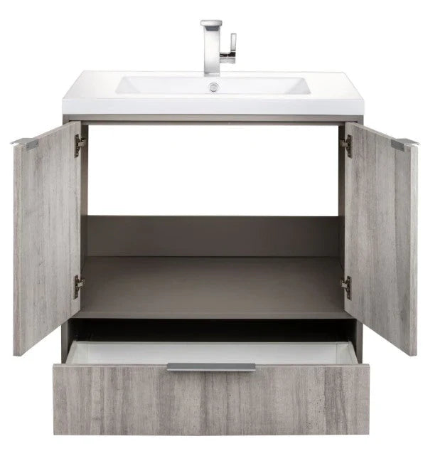 Cutler London 30” Gray Freestanding Vanity LCSHF30
