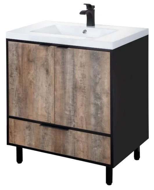 Cutler London 30” Whisky Freestanding Vanity LCWSKBLK30