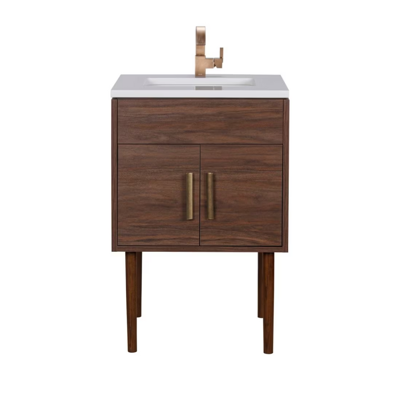 Cutler Kitchen & Bath Garland Collection Chalby Clay 24 inch Freestanding  Bathroom Vanity MID-CNT-24