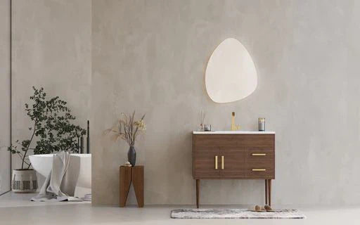 Cutler Kitchen & Bath Garland Collection Chalby Clay 36 inch Freestanding Modern Bathroom Vanity MID-CNT-36