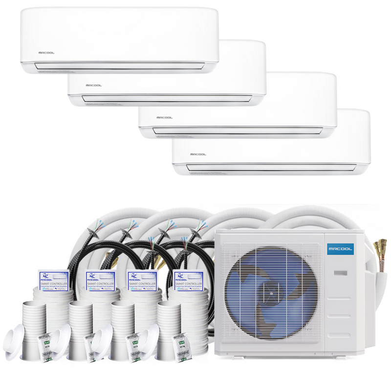 MRCOOL DIY 4th Gen 4-Zone 9K+9K+9K+9K BTU System