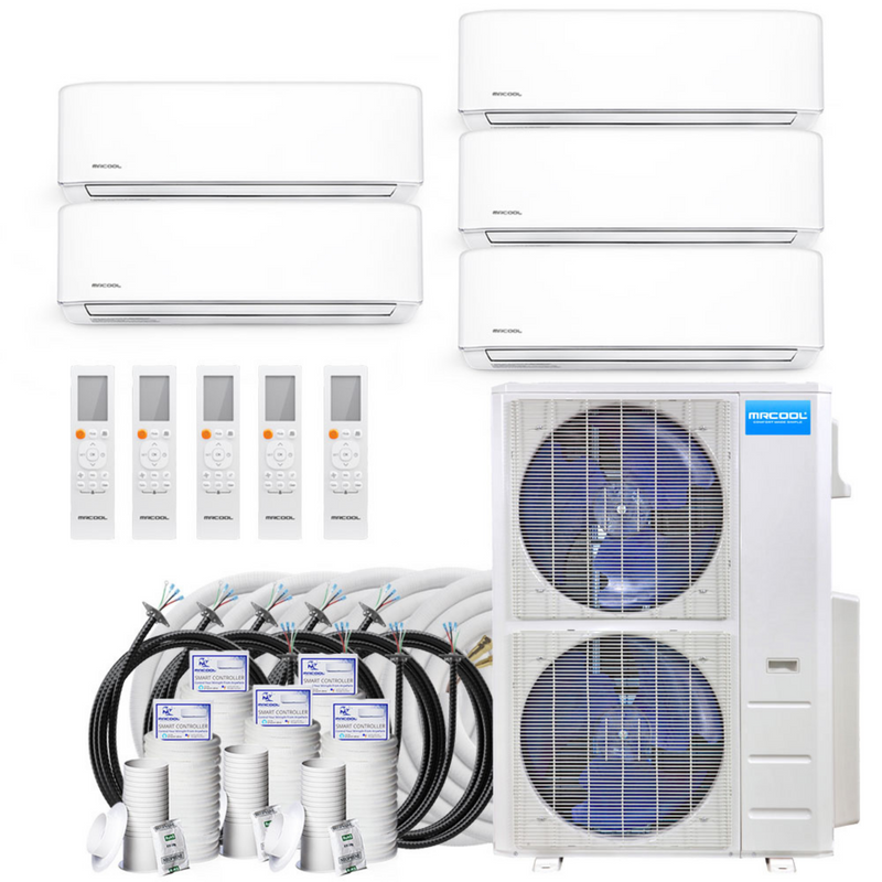MRCOOL DIY 4th Gen 5-Zone 9K+9K+9K+9K+9K BTU System