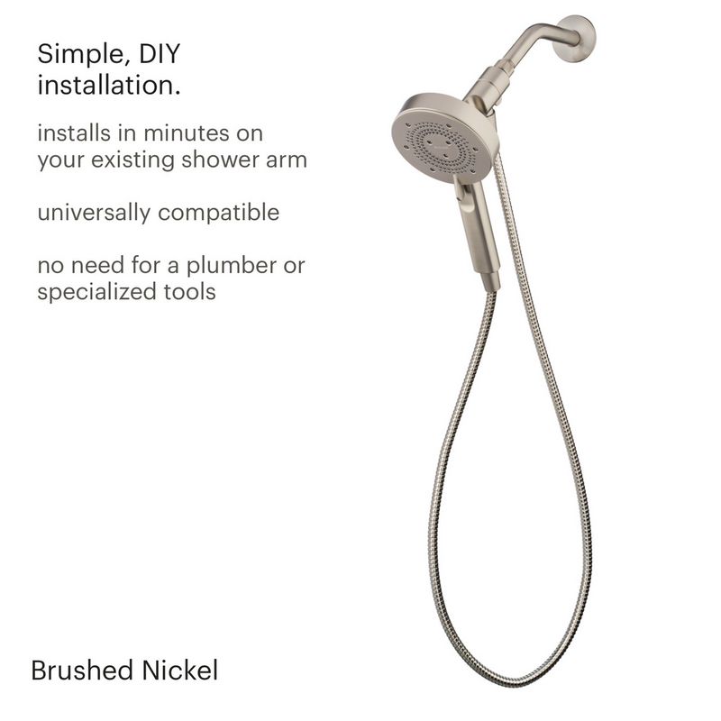 Brondell Nebia Yuba 5-Setting Handshower with HaloNetic Double Docking System