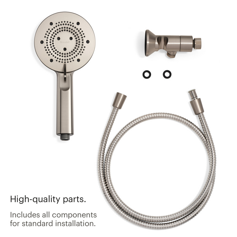 Brondell Nebia Yuba 5-Setting Handshower with HaloNetic Double Docking System