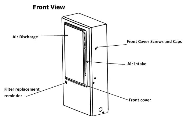 Innovative Dehumidifier IW25-5 On-Wall Dehumidifier